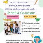 INVITACION AL 2° ENCUENTRO “ESCUELA PARA PADRES” PRIMER Y SEGUNDO CICLO