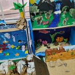 MUESTRA DE TRABAJOS  DE 4 BÁSICO.